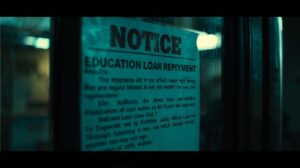 Bank notice about education loan repayment in India"