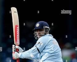 Virender Sehwag playing attacking shot against Australia in Melbourne Test