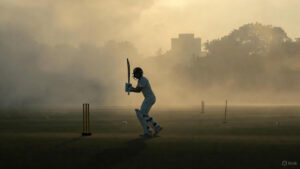 Athlete training with scientific techniques, fitness drills and intense practice.